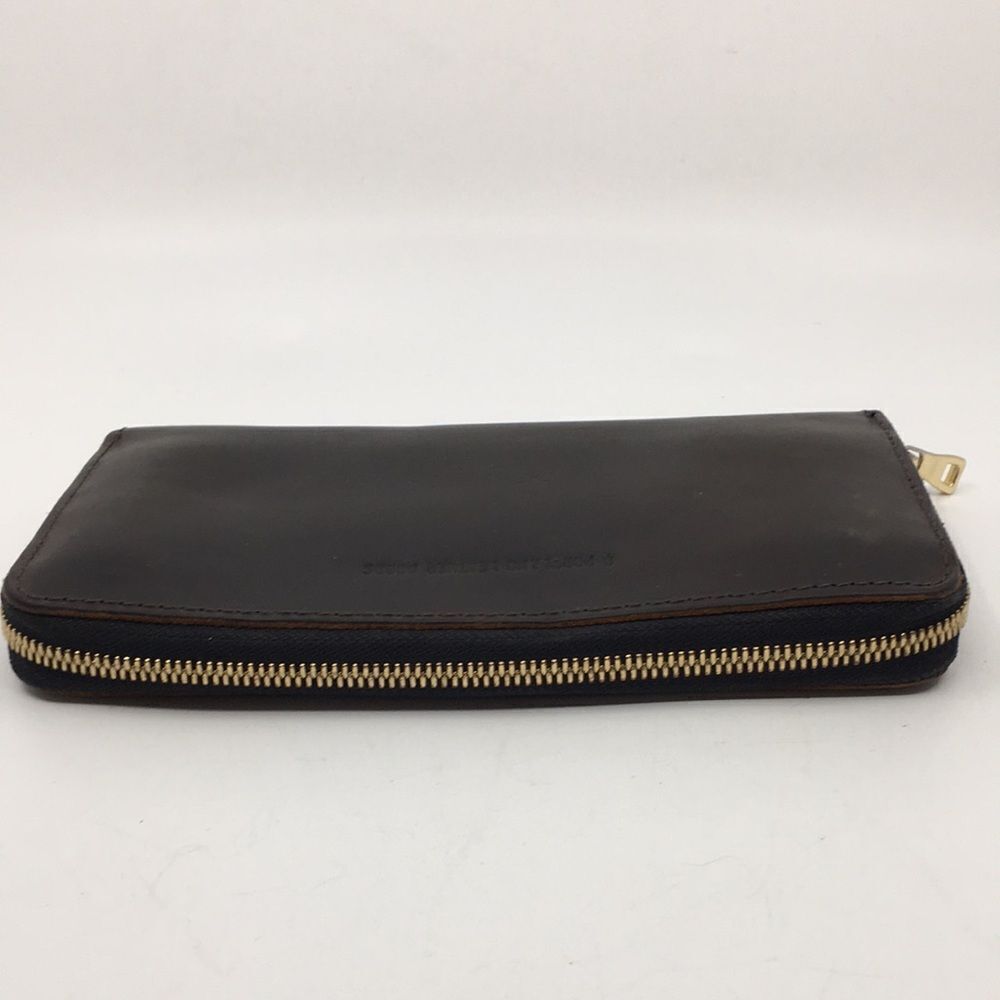 Portland Leather Goods Grizzly Zip Around Accordion Long Wallet - Picture 4 of 17